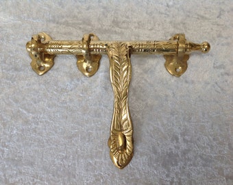 Moroccan Brass Door Latch Large - Lock FREE UK POSTAGE