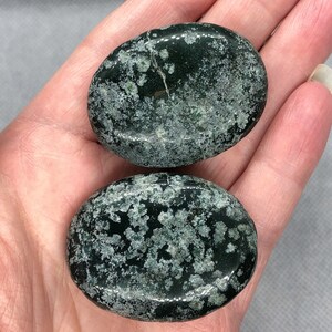 Ocean Jasper Polished Palm Stone / Pocket Stone / Atlantis Stone