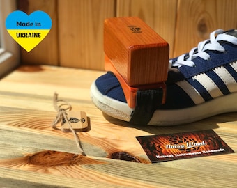 Handcrafted Wooden Foot Shaker: Rhythmic Percussion Instrument for the leg