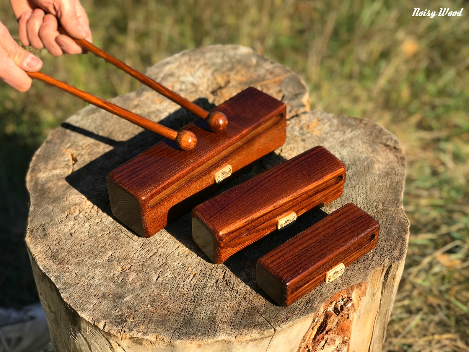 Wood Block Wooden Percussion Musical Instruments Woodblock Etsy