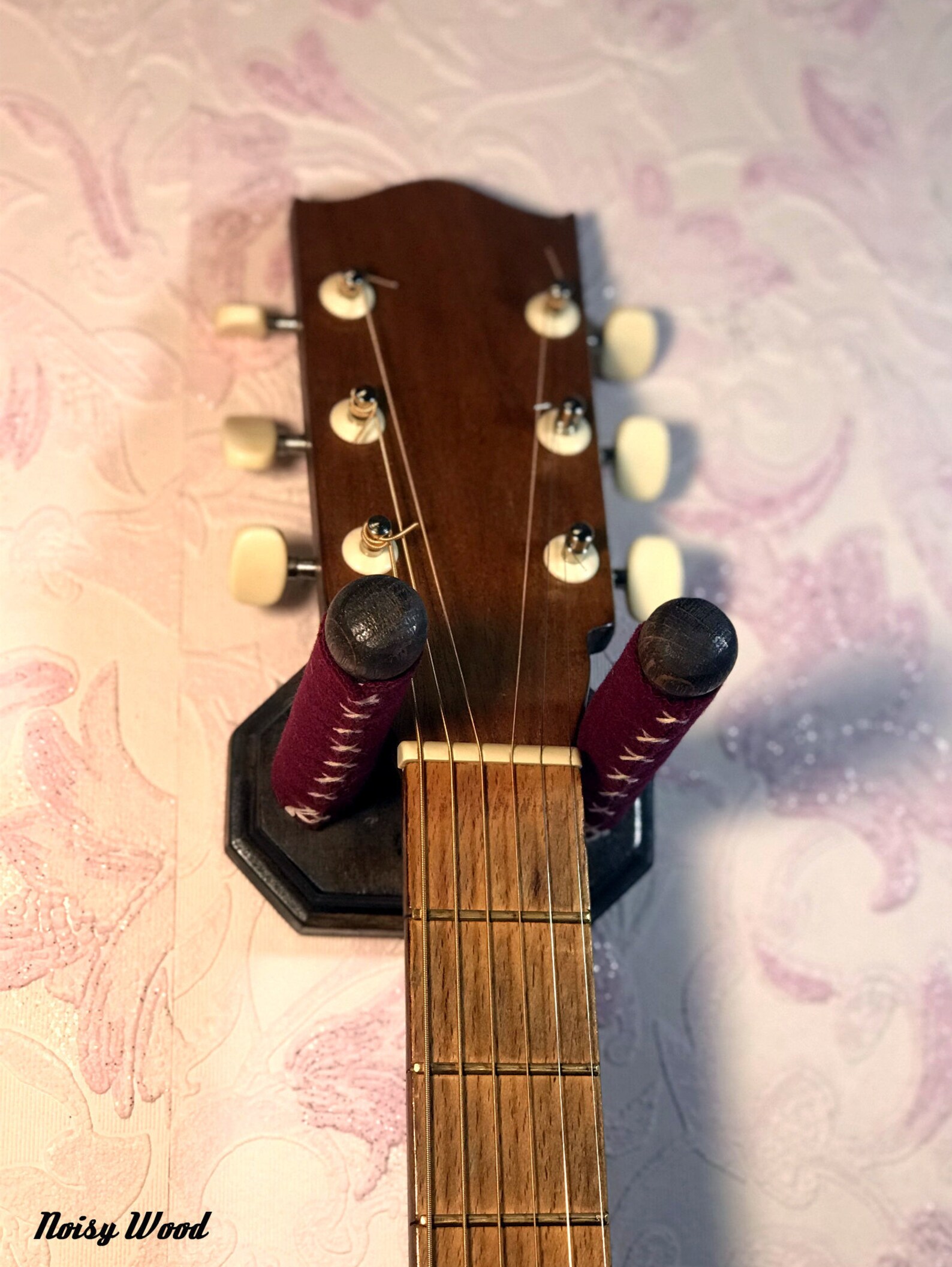 Wooden wall guitar holder perfect gift for musician guitarist Etsy