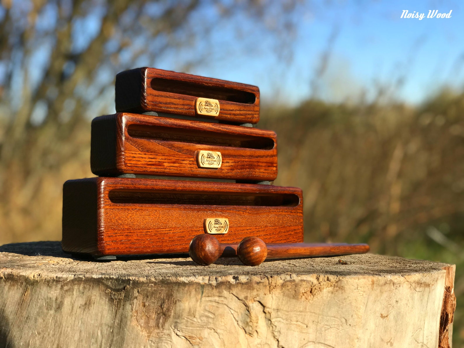 Wood Block Wooden Percussion Musical Instruments Woodblock Etsy