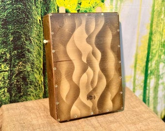 Travel Cajon : Wooden percussion Musical instrument Hand Drum Bongo Box with Strings