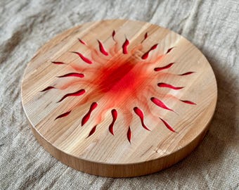 Wooden Ocean Drum – Instrument with Beads - Relaxing Percussion for Meditation & Sound Healing