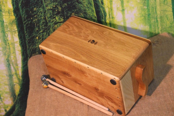 Wooden drum sale box