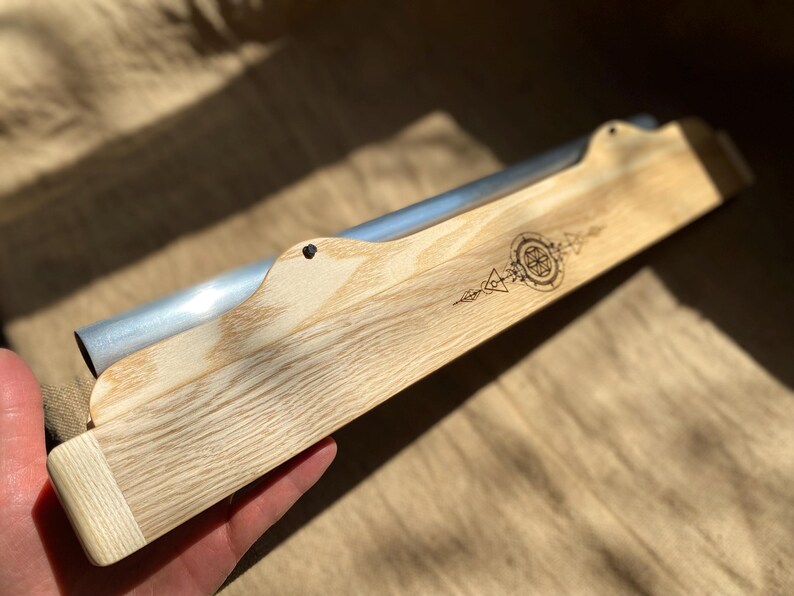 Zen Stick 2-in-1 : Rain Stick with tube in the Solfeggio Frequency for Sound Healing image 12
