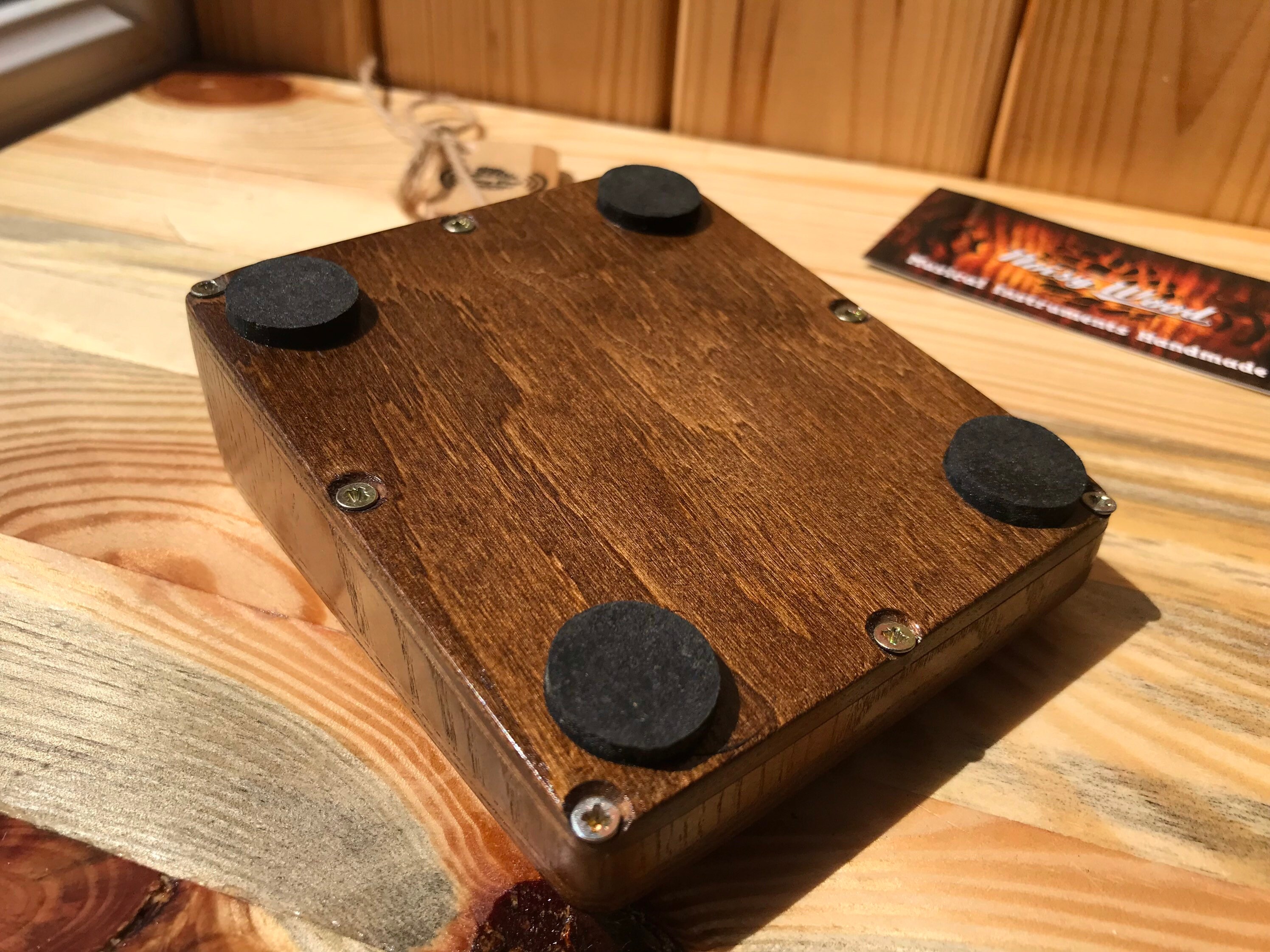 Wooden Electro Stomp box personalized foot percussion with two Etsy