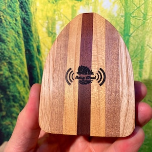 Wooden kazoo personalized laser engraving musical instrument with unique wood texture musician gift ukulele cajon guitar player easy to play