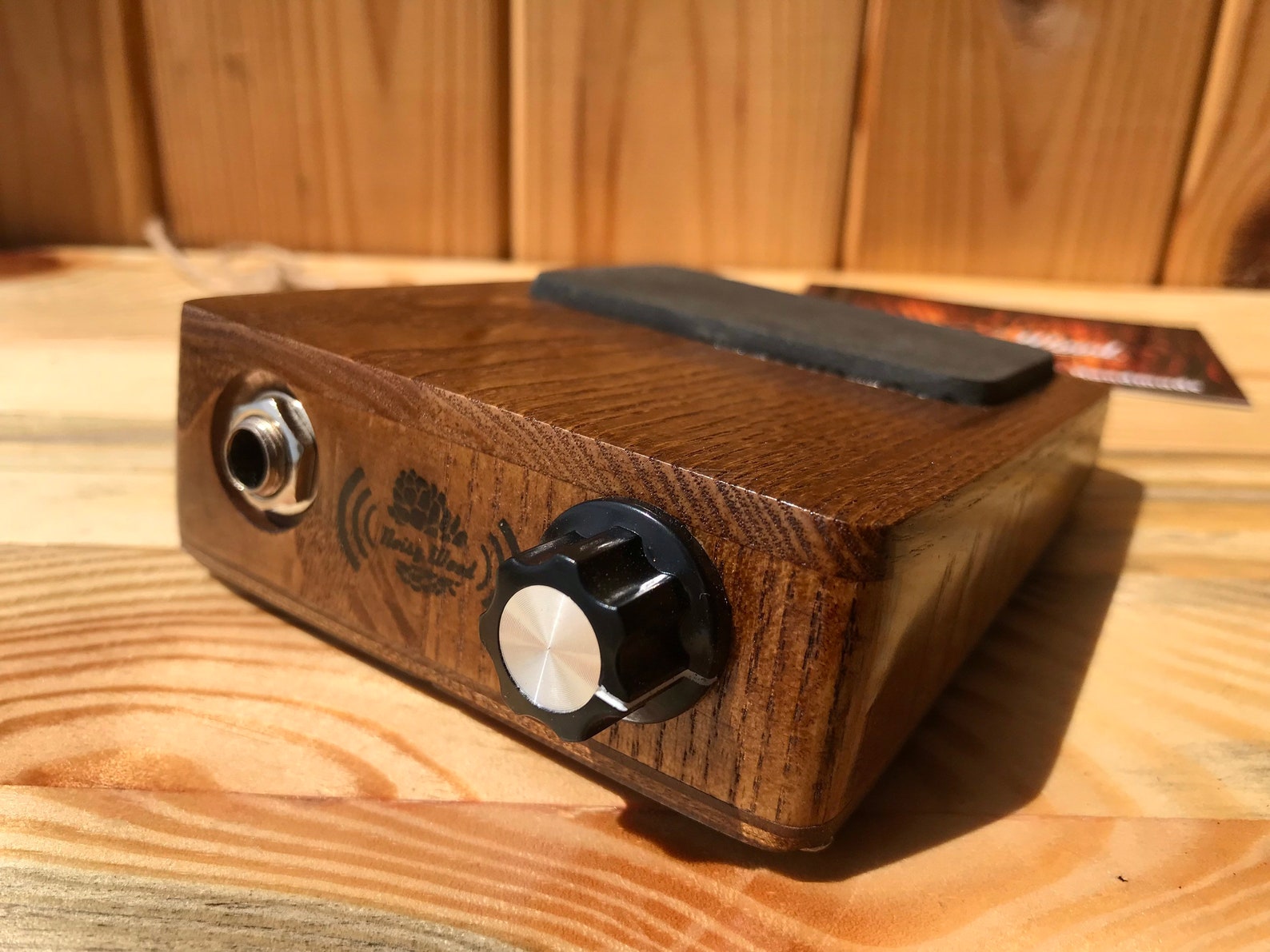 Wooden Electro Stomp Box Personalized Foot Percussion With Two Etsy