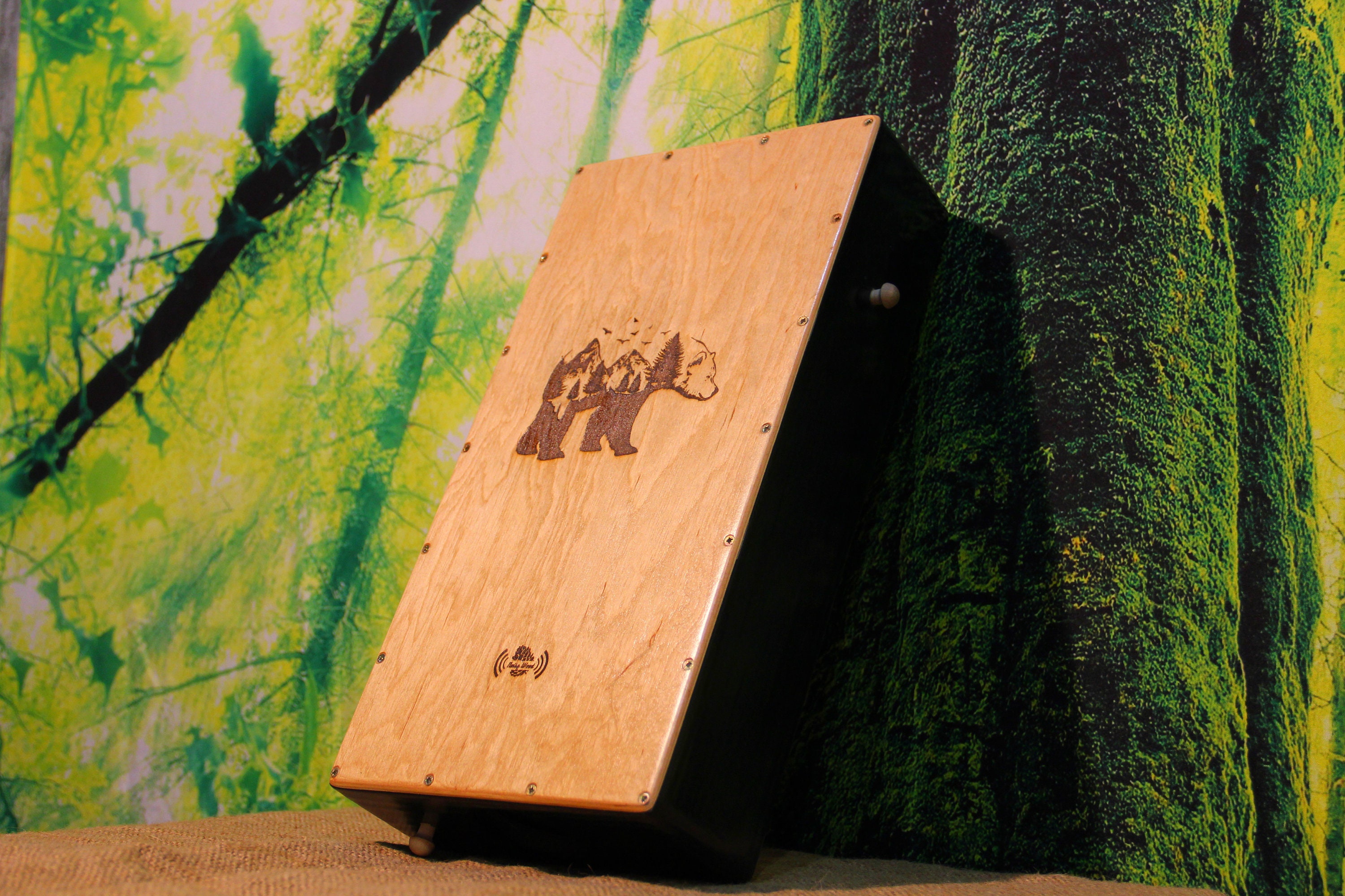 Cajon de voyage en bois tambour à main bongo boîte instrument de musique à percussion  avec cadeau de gravure pour les musiciens relaxants amateurs de musique -   France