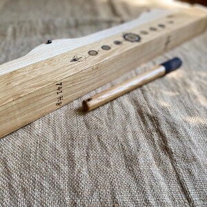 Zen Stick 2-in-1 : Rain Stick with tube in the Solfeggio Frequency for Sound Healing 741 Hz