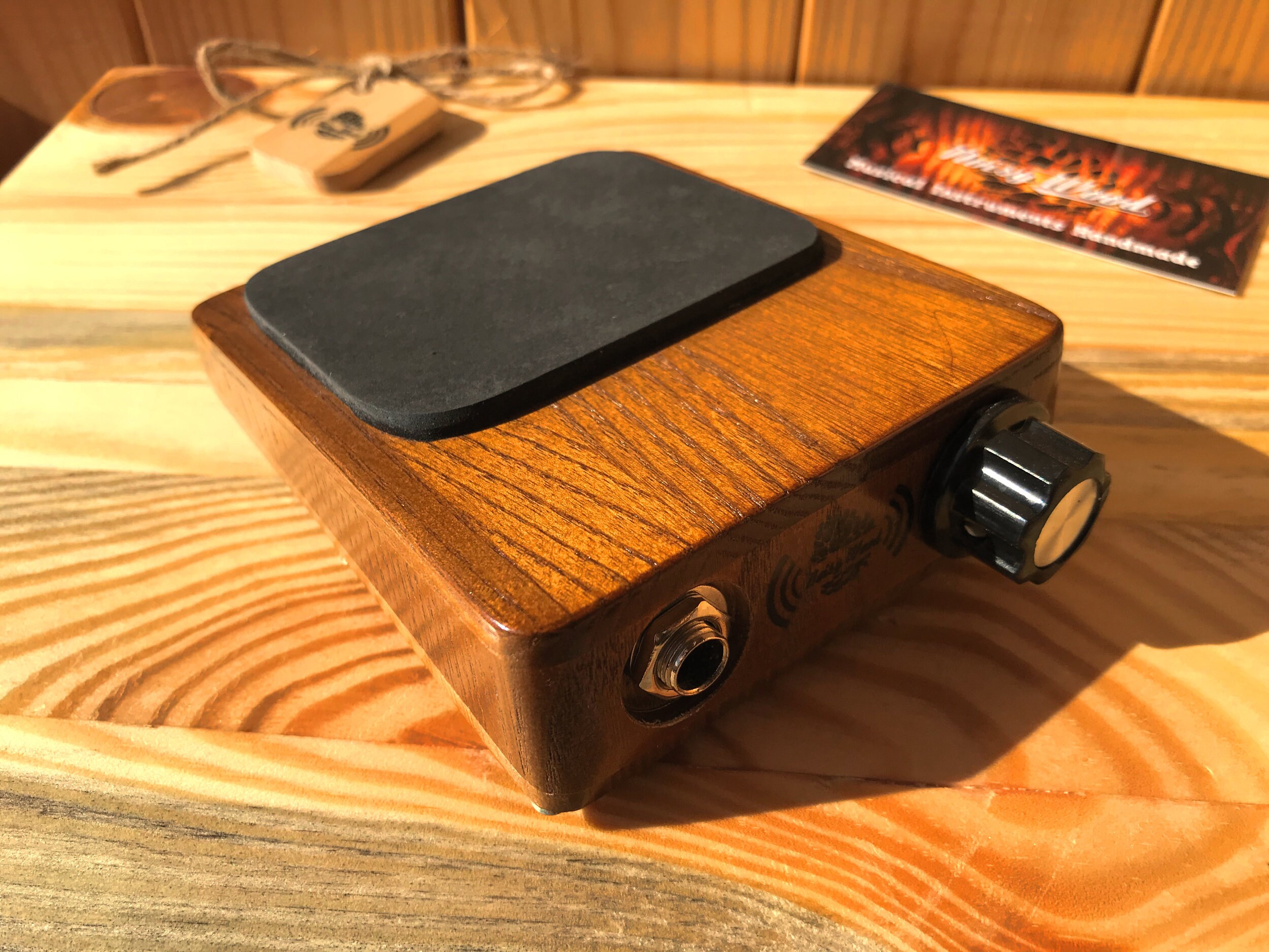 Wooden Electro Stomp box personalized foot percussion with two Etsy