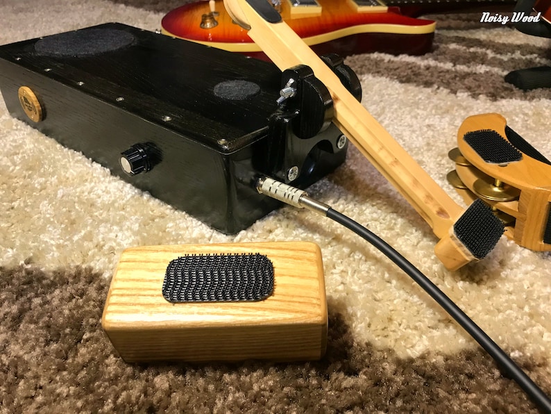 Wooden Electroacoustic Stomp box foot percussion with Etsy