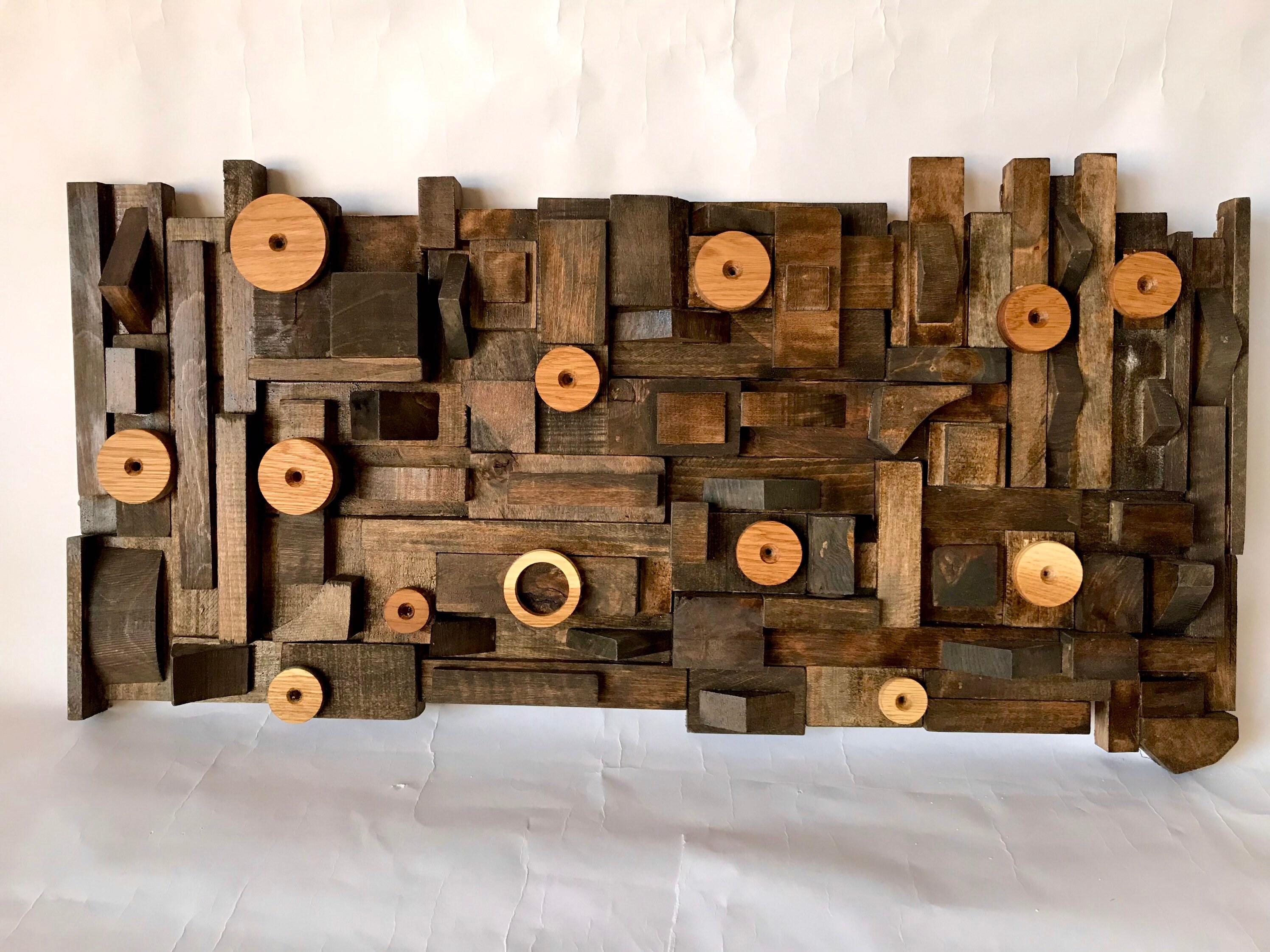 Wooden Sound Diffuser Studio Acoustic Panel Upcycling wall art Etsy