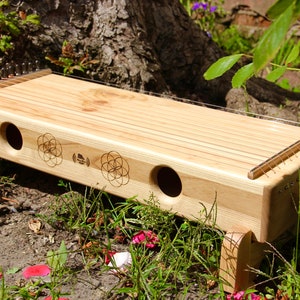 Handcrafted Monochord musical instrument for Sound Therapy and sound healing Elevate Your Wellbeing image 1