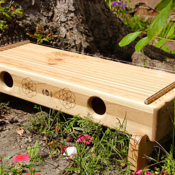 Handcrafted Monochord musical instrument for Sound Therapy and sound healing -  Elevate Your Wellbeing