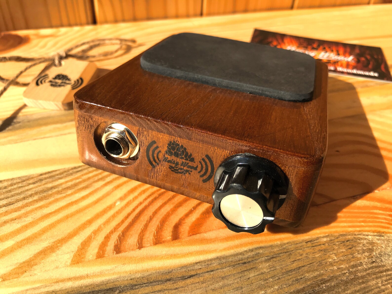 Wooden Electro Stomp box personalized foot percussion with two Etsy