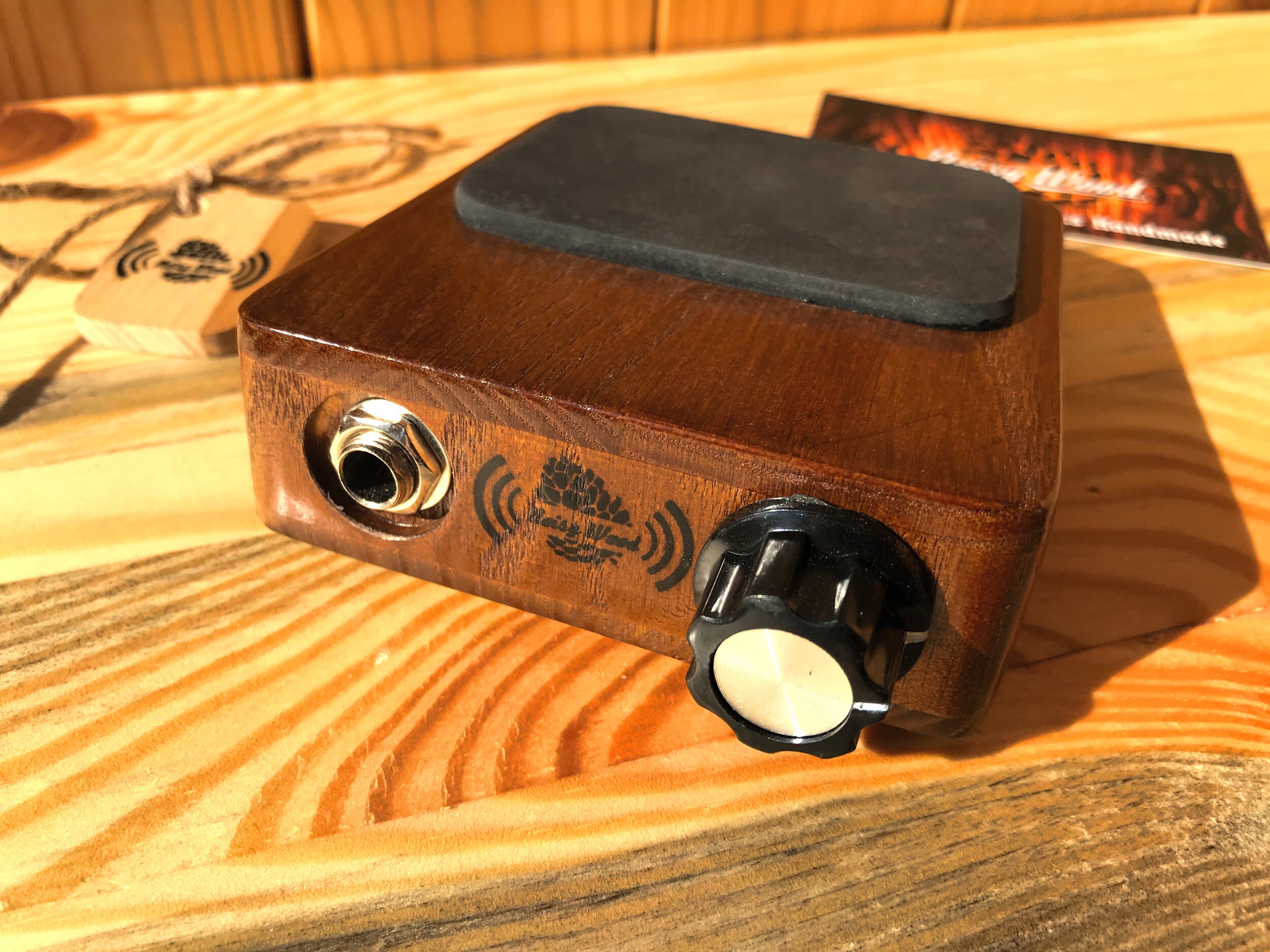 Wooden Electro Stomp box personalized foot percussion with two Etsy