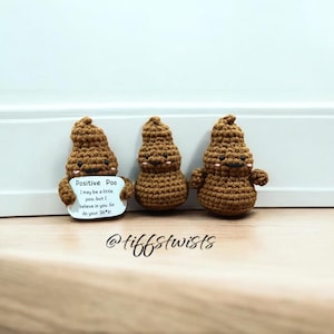 Positive Poo Amigurumi: Crochet Plush with Optional Arms