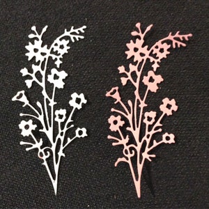 Troquel de corte de flores, troqueles artesanales, plantilla de plantilla, troqueles de scrapbooking, tarjeta de bricolaje haciendo nuevos troqueles, troquelado