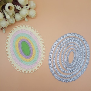 Molde de corte de metal com borda de corações, matrizes de artesanato, modelo de estêncil, matrizes de scrapbooking, cartão faça você mesmo, novas matrizes, corte, matrizes de metal
