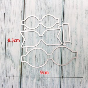 Set di papillon da taglio, stampi artigianali, modello di stencil, stampi per scrapbooking, carta fai-da-te che crea nuovi stampi, taglio dello stampo, stampi in metallo