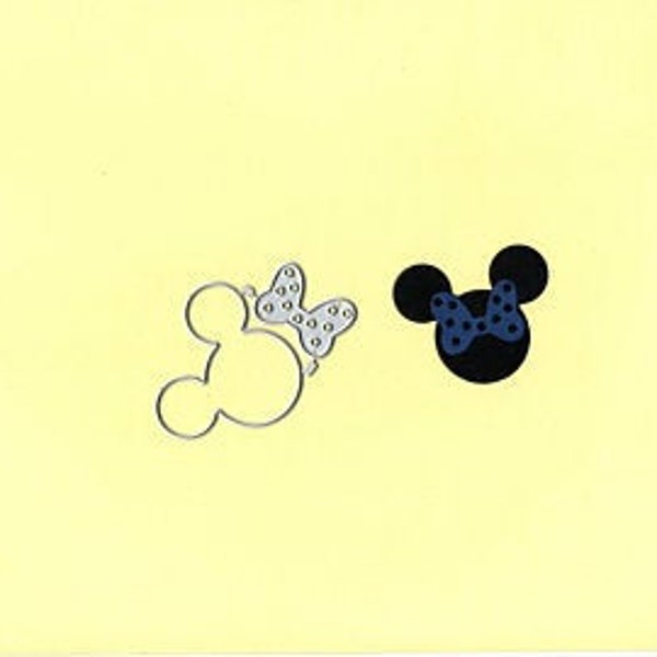 Mignon Mickey Mouse Cutting Die, Craft Dies, Stencil Template, Scrapbooking Dies, DIY Card Making New Dies, Die Cut, Metal Dies