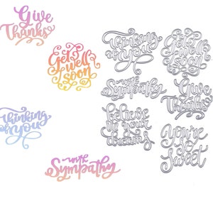 Troquel de corte de metal, troqueles artesanales, plantilla de plantilla, troqueles de scrapbooking, tarjeta de bricolaje haciendo nuevos troqueles, troquelado, troqueles de metal