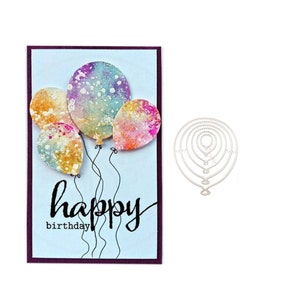 Palloncini Metallo Taglio Stampi Stencil template Fustellatura Scrapbooking stampi goffratura art decoation Stampo coltello artigianale