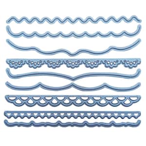Bordes Encaje Borde Borde Metal Cutting Die,Craft Dies, Stencil Template,Scrapbooking Dies,DIY Card Making New Dies,Die Cut,Metal Dies