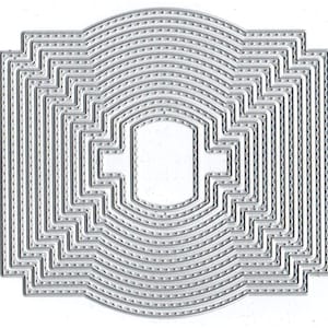 Molde de corte de fundo em forma de diamante, matrizes de artesanato, modelo de estêncil, matrizes de scrapbooking, cartão faça você mesmo, novas matrizes, corte