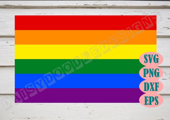 Download Gay Pride Flag Svg Pride Rainbow Svg Gay Icon Clipart Shirt Etsy