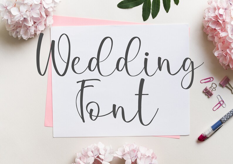 Download Wedding Font Instant Digital Download Wedding Invitation Font Cutting File Decals File Svg Font Wedding Stationery Otf Font Install Art Collectibles Digital Delage Com Br