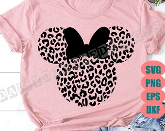 Cheetah Minnie Shirt - Etsy