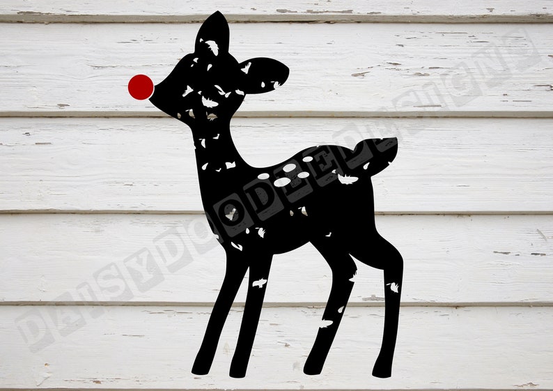 Download Baby reindeer svg bambi svg distressed christmas svg cute | Etsy