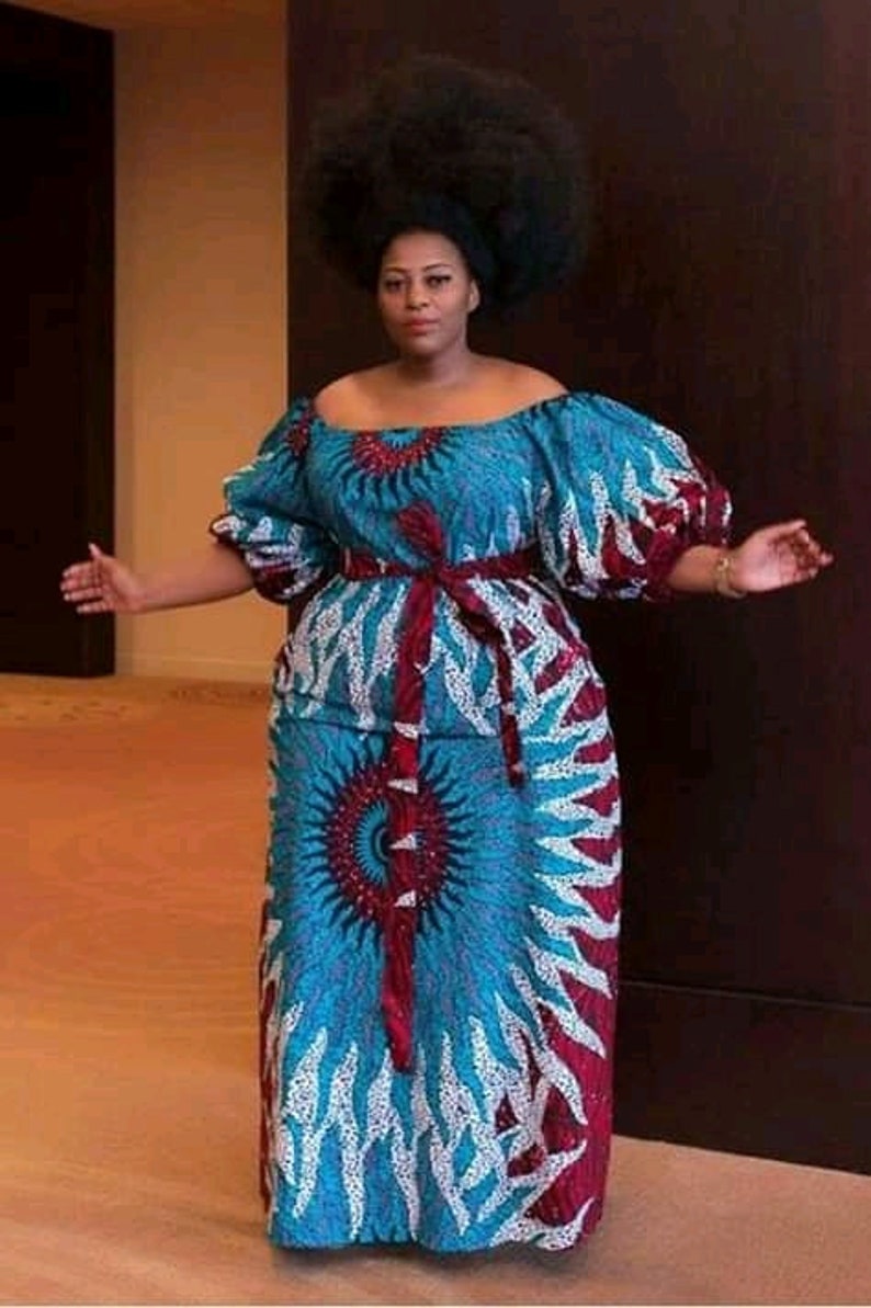 Dupe Plus Size Dashiki Dress African Wax Fabric African Etsy