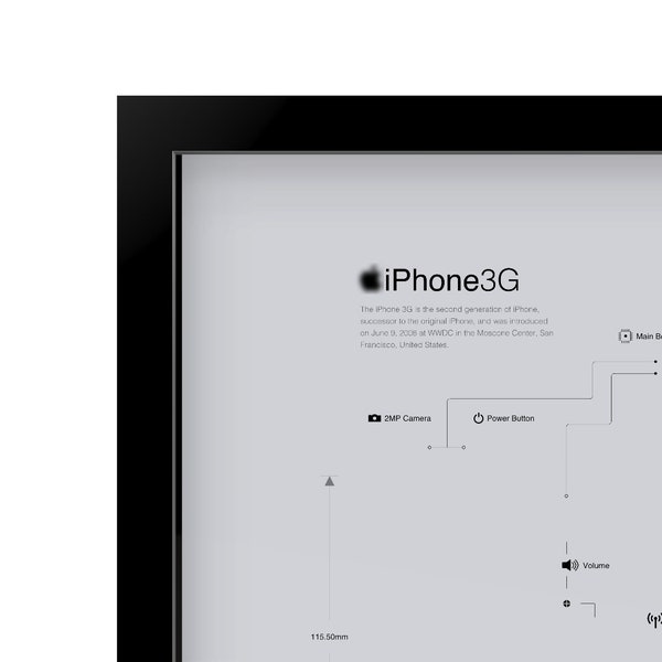 iPhone 3G - Impression d'arrière-plan d'illustration uniquement