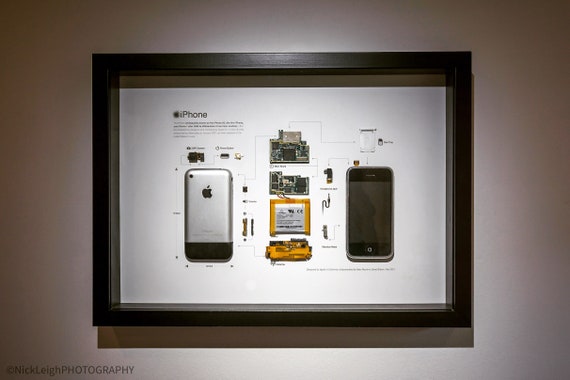 Framed iPhone 1st Generation - Disassembled Artwork