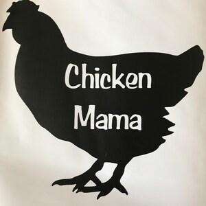 Chicken Mama Vinyl Decal Chicken Lovers
