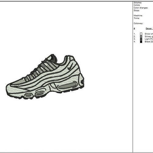 air max 95 drawing