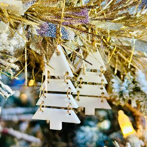 Christmas Tree Earrings | Evergreen Winter Tree Tiered Earring Set