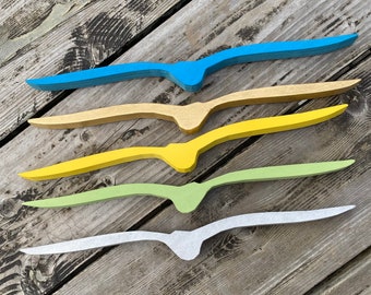 Beunruhigte Möwe Wandkunst: Beachy Küstendekor