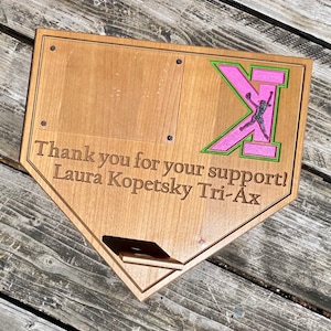 Custom Team Sponsorship Award Wall Hanging Plaque Wall Art