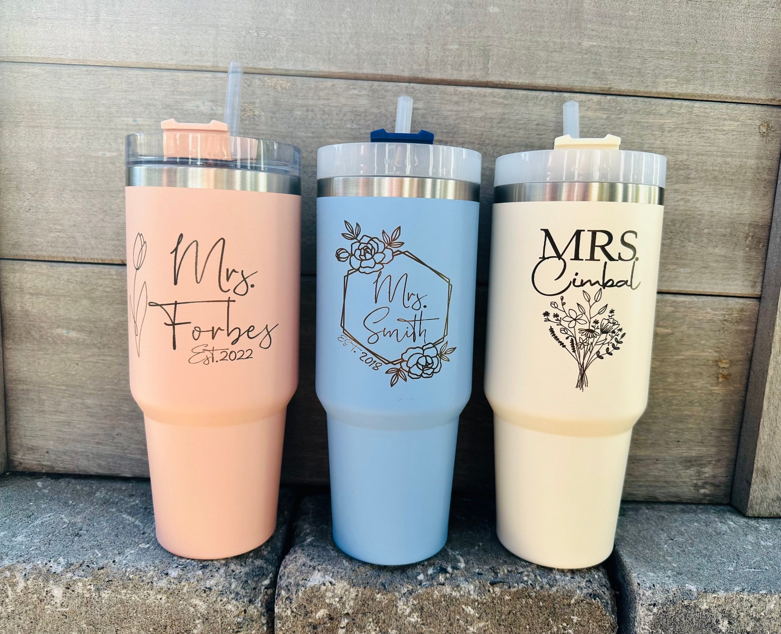 Personalized Engraved Stanley Quencher 40 Oz 30 Oz 20 Oz Etsy