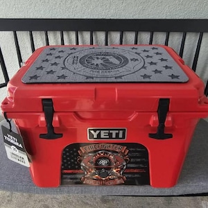 Custom Yeti Tundra 35 SeaDek Top Cooler Pad | Helm Pad Personalized Foam Pad Engraved With Your Design!