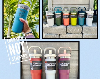Custom Stanley 30 oz. IceFlow Flip Straw Tumbler - Design Tumblers Online  at