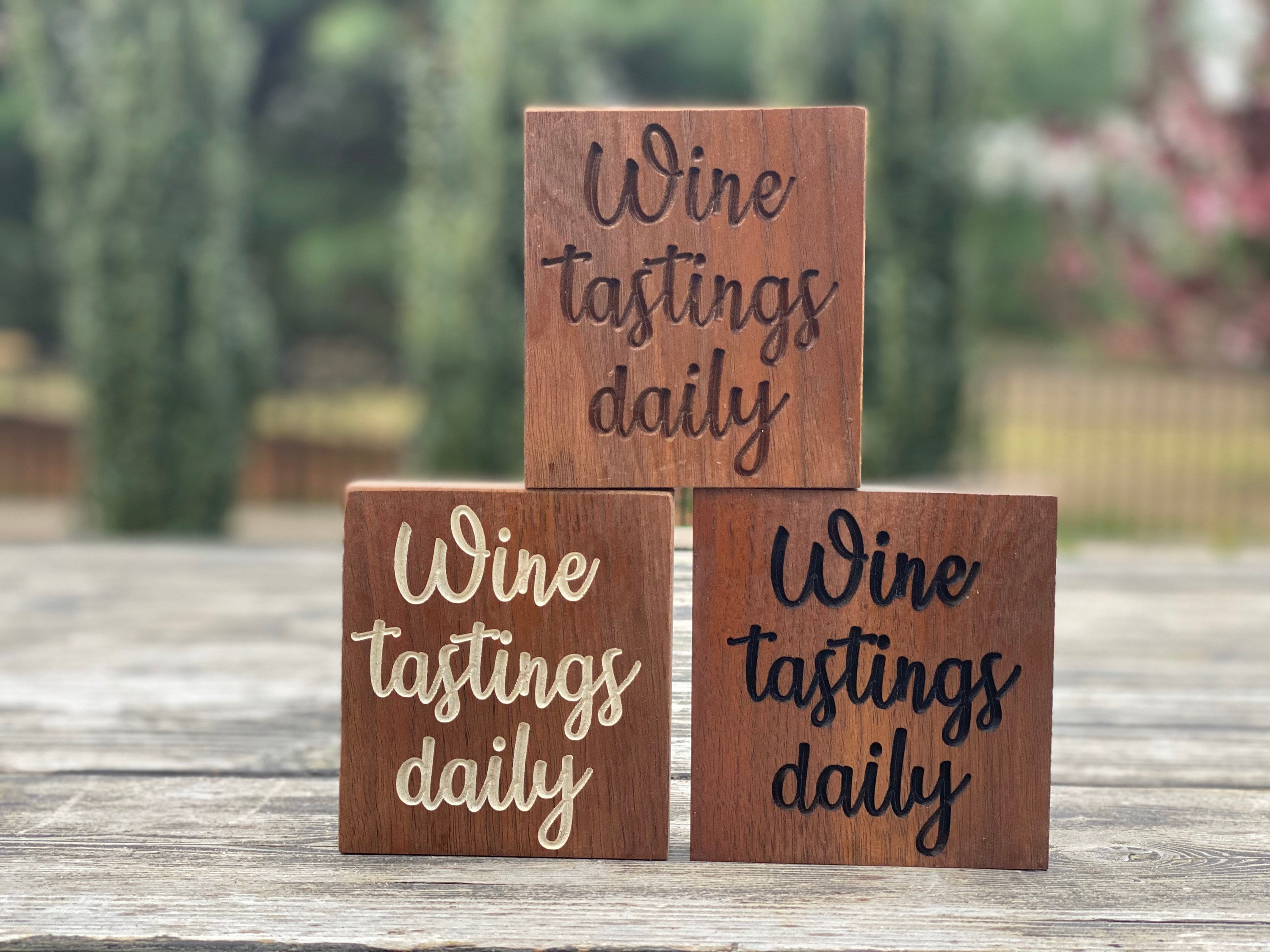 Wine Tastings Daily Wine Tasting Sign Wino Decor Wine - Etsy