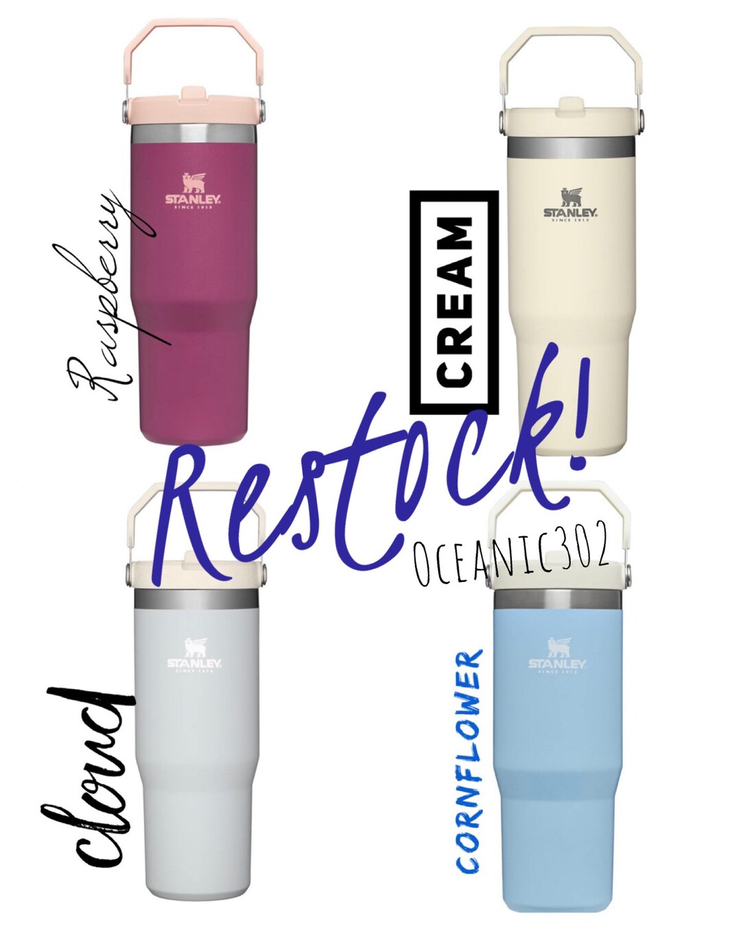 Stanley Iceflow Flip Straw Bottle Personalized Engraved Flip Etsy Australia