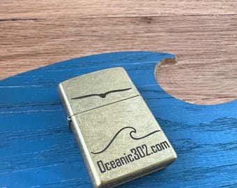 Encendedor ZIPPO grabado / Regalo personalizado para padrinos de boda con caja