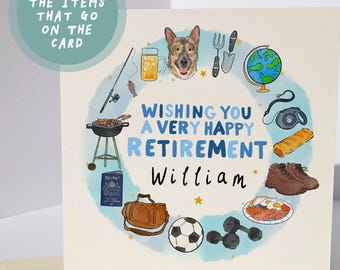 Custom Retirement Card Choose Their Favourite Things